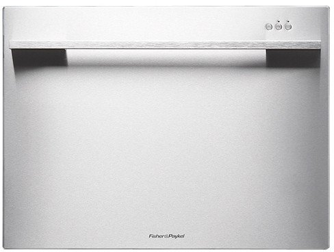 Fisher Paykel DishDrawer DD24SDFTX6V2 Semi-Integrated Single Drawer Dishwasher with 9 Wash Programs, Intelligent Load Sensing, Adjustable Racks, Folding Tines, Tall Tub and ADA Compliant: Stainless Steel Flat Door with Straight Handle