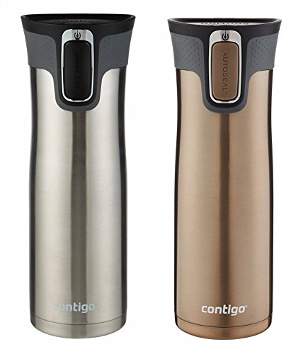 Contigo autoseal westloop 20 oz 2 pack stainless steel / latte