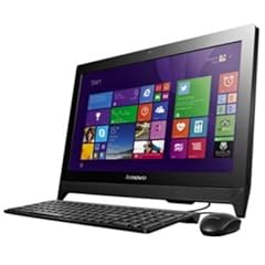 Lenovo C260 Windows8.1 Celeron デュアルコア 2.41GHz 2GB 500GB DVDスーパーマルチ 無線LAN webカメラ HDMI USB3.0 6in1カードリーダー スピーカー内蔵 19.5型液晶一体型デスクトップパソコン(光沢なし)