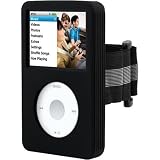 Belkin F8Z211 Silicone Sleeve for 80GB iPod Classic with Armband - Black