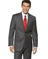 Lauren Ralph Lauren Suit, 2-Button Charcoal Wool Charcoal 44L