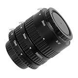 Delamax Pro Automatik Makrozwischenringe DX für Nikon F/AF/AI Bajonett *3teilig: 12mm, 20mm, 36mm* - für Nikon D1 D2 D3 D3s D3x D4 D800 D700 D300 D300s D200 D90 D3000 D5000 D5100 D7000 D80 D70 D70s D60 D50 D40 D40x