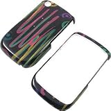 Pop Art Black Shield Protector Case for BlackBerry Curve 8520 8530