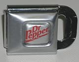 Dr. Pepper Silver Interchangeable Buckle For Seatbelt Belts!