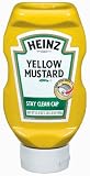 Heinz Yellow Mustard, 17.5-Ounce Squeeze Bottles (Pack of 12)