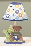Bedtime Originals Bandstand Bears Lamp with Shade - Blue