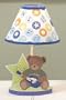 Bedtime Originals Bandstand Bears Lamp with Shade - Blue