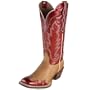 Ariat Women's Caballera Boot,Buckskin/Red,6 M US