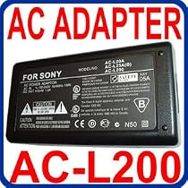 AC Power Adapter AC-L200 replacement for Sony Handycam DCR-HC20 DCR-HC30