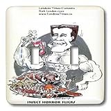 4186rBUg5wL. SL160  Londons Times Offbeat Cartoons Hollywood   Arnold Schwarzenegger The Exterminator Pest Control   Light Switch Covers   double toggle switch