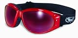 GOGGLES ELIMINATOR ORANGE TITANIUM COATED LENSES UV400 EYEWEAR
