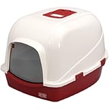 Europet Bernina Eco Jumbo Cat-Litter-House, 56 by 70 by 46cm, Red