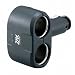Car Mate CZ206A 15 Amp 2-Way Auxiliary Socket Adapter - Pack of 1
