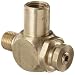 Parker 032510250 3251 Series Brass Right Angle Flow Control Valves, 1/4" NPT Male x Female, 125 psi
