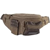 Eurosport Men's Canvas Fanny Pack Waist Bag