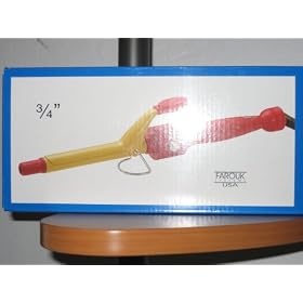 CHI Farouk Ceramic 3/4 Inches Spring Curling Iron