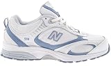 New Balance Women's WW558 Walking Shoe,White/Blue,10.5 B