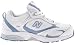 New Balance Women's WW558 Walking Shoe,White/Blue,8 D