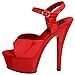 Pleaser Women's Kiss-209 Ankle-Strap Sandal