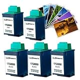 LD   Lexmark 50 & 60 Remanufactured Combo Set - 3 Black #50 (17G0050) and 2 Tri-Color #60 (17G0060) + Free 20 Pack of LD Brand 4x6 Photo Paper by 4inkjets/LD