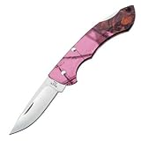 Buck 283 Nano Bantam Knife (Mossy Oak Pink Blaze Camo)