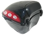 Motorcycle Trunk with Backrest and Mounting Accessories