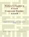 Book Webster's English to French Crossword Puzzles: Level 8
