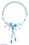  : CHOKER AZURE PETALS 1.4 W 20.5 L