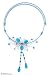  : CHOKER AZURE PETALS 1.4 W 20.5 L
