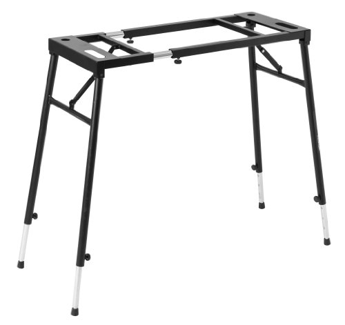 Ultimate Support JS-MPS1 Multi-Purpose Mixer/Keyboard Stand - Perfect for Mixers, 88-Key Keyboards, DJ Gear, & Much More
