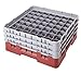 Cambro 49S958414 Camrack Glass Rack - (5) Extenders, 49-Compartment, Teal