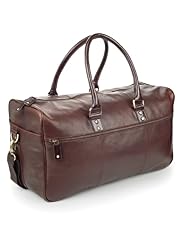 Burnished Leather Square Holdall