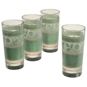 Pfaltzgraff French Quarter 15-Ounce Cooler Glasses, Set of 4