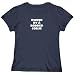 T-Shirt Woman Navy Blue  Owned By Border Collie  Dog