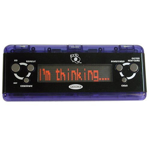 Buy 20 Questions Deluxe Handheld Game – Blue by Radica Games now!