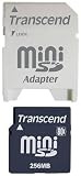 Transcend 256MB High-Speed 80X Mini SD Card- TS256MSDM80