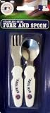 NY Baseball New York Mets Baby Eating Utensils Fork and Spoon