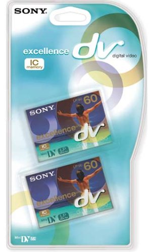 Childrens Toyshop  Electronics : Sony 2 Pack 60min DVM Excellence "IC Chip" on Blister