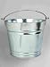 Galvanized Metal Water Bucket, 12 Qt
