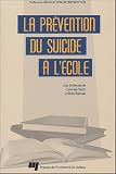 La pr�vention du suicide � l'�cole