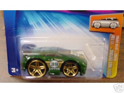  Mattel Hot Wheels 2004 First Editions 1:64 Scale Green Blings Lotus Espirit Die Cast Car #011