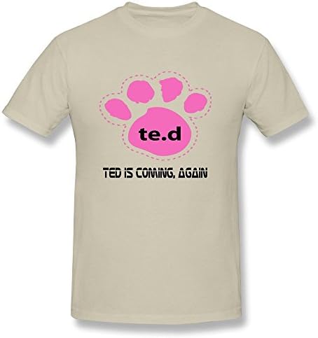 Boyfriends Customized Ring Spun Cotton T Shirt/2015 Ted 2 Purple