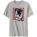 T-SHIRT SILVER GRAY  BORDER COLLIE - DOG BLESS AMERICA - GRAPHIC COLOR TEE 