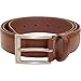 VANGELO Men Classic Dress Belt Brown 36