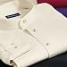 Banded Collar Textured Silk Long Sleeve Sport Shirt