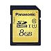 Panasonic RP SDY08GE1K - Flash memory card - 8 GB - UHS Class 1 - 400x - SDHC UHS-I