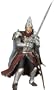 Lord of the Rings Trilogy Fellowship of the Ring Action Figure King Elendil (Sword Slashing)