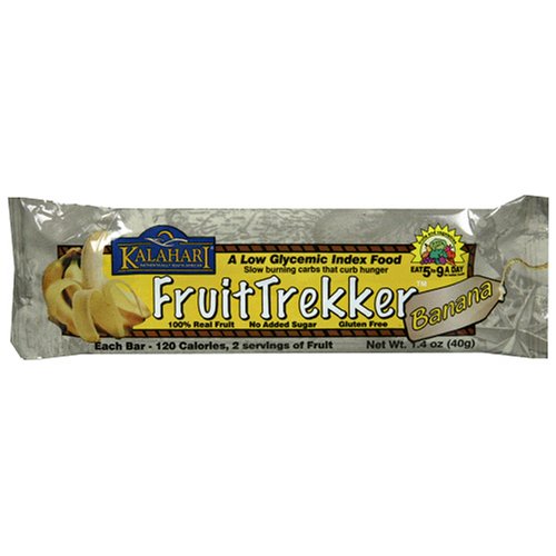 Kalahari Fruit Trekker Bars, Banana, 1.4-Ounce Bars (Pack of 24) by Kalahari