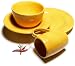 Kitchen & Housewares : Pinzon 4-Piece Dinnerware Placesetting, Service for 1,  Daisy  Yellow