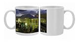 Colourful buildings surrounding the central Piccadilly Circus, illuminated at Photo Mugs